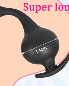 2021 Huge Inflatable Anal Plug 21cm Long Butt Plug Ass Deep Stimulation Vagina Anus Expansion Erotic Anal Sex Toys For Men Women