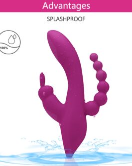 3 in 1 G Spot Rabbit Dildo Vibrator Orgasm Adult Toys Powerful USB Charging Magnetic Waterproof Masturbation Sex Toys for Women