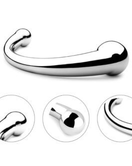 304 Stainless Steel G-Spot Wand Massage Stick Pure Metal Penis P-Spot Stimulation Anal Plug Dildo Sex Product For Women Men Gay