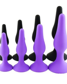 4PCS/Set Butt Plug for Beginner Erotic Toys Silicone Anal Plug Adult Products Anal Sex Toys for Men Women Gay Prostate Massager