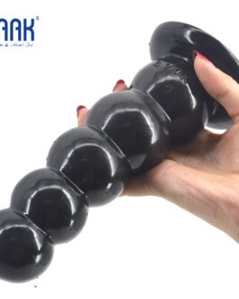 FAAK big dildo strong suction beads anal dildo box packed butt plug ball anal plug sex toys for women men adult product sex shop