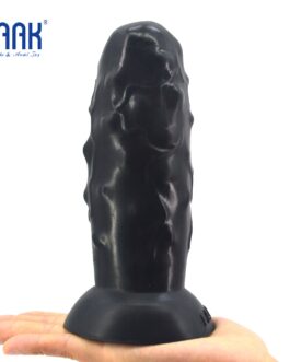 FAAK huge sex toys for anal sex butt plug with suction cup silicone flexible unsmooth surface anal dildo women man masturbator