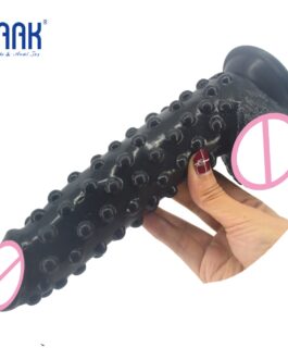 FAAK silicone realistic dildo with suction cup raised pointed extreme stimulate anal dildo big fake penis sex toys for women