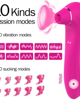 HIWUP Sex Sucking Toys Vibrator Powerful Clitoris Sucker Blowjob Tongue Stimulator Nipple Vagina Pussy Pump Sex Toys for Women