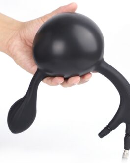 Huge Inflatable Anal Plug Prostate Massager Large Dildo Vagina Anus Dilator Butt Beads With Metal Ball Sex Toy For Men Women Gay