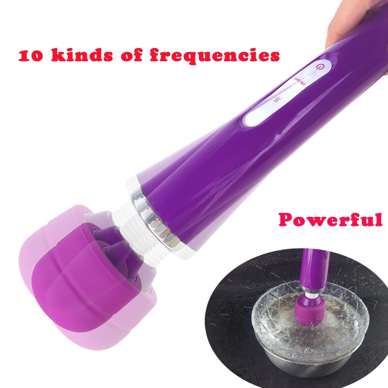 Huge Magic Wand Vibrators for women, USB Charge Big AV Stick Female G Spot Massager Clitoris Stimulator Adult Sex Toys for Woman - Image 5