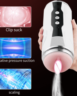 Intelligent Automatic Masturbator for Men Sucking Vibrating Blowjob Oral Vagina Real Pussy Masturbation Cup Voice Sex Toys