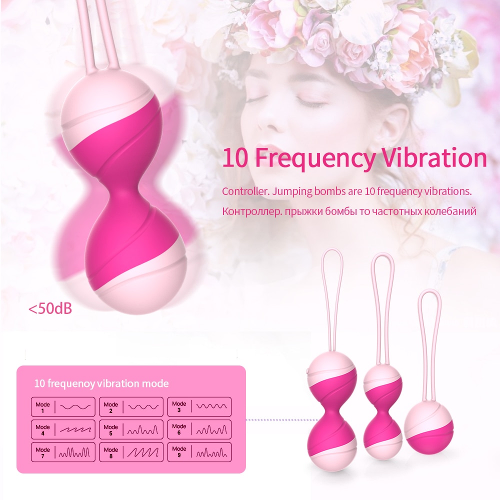 Kegel Balls Vibrator Vibrating Egg Sex Toys For Woman Remote Control Vaginal Tight exercise Ben Wa Geisha Muscle Shrink Sex Toys - Image 2