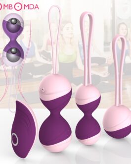 Kegel Balls Vibrator Vibrating Egg Sex Toys For Woman Remote Control Vaginal Tight exercise Ben Wa Geisha Muscle Shrink Sex Toys