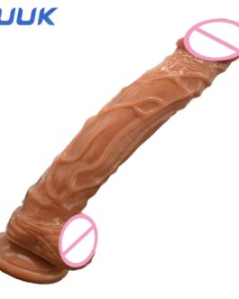 LUUK Long Dildo Realistic Blood Vessel Imitation Penis Imitator For Woman No Vibrator Masturbation Wear Adult Toys Rubber Dick