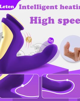 Leten Tickling G-spot Heating Dildo Finger Vibrator High speed Female Anal Masturbator Prostatic massager Sex Toys For Women Men