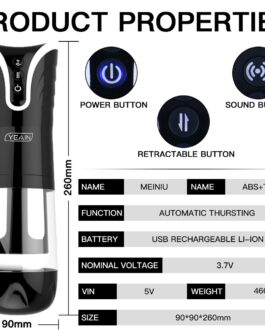 Male Masturbator Vibrator for Men Automatic Heating Sucking Oral Pocket Vagina Real Pussy Sex Toys for Men Automatic Telescopic