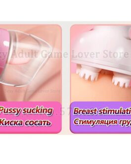 New Heating Tongue Lick Rotating Massager Nipple Sucker Clitoris Vibrator Breast Stimulation Bra Pump Sex Toys For Women Couples