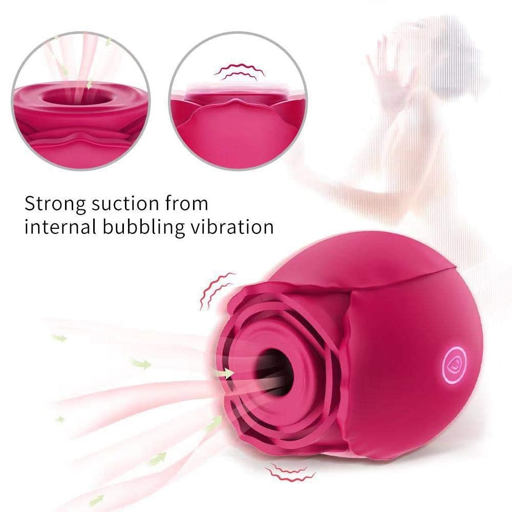 Oral Sex Sucking Vibrator with 7 Frequency Nipple Clit Stimulator Rechargeable Waterproof Female Masturbation Sex Toys for Women - Image 4