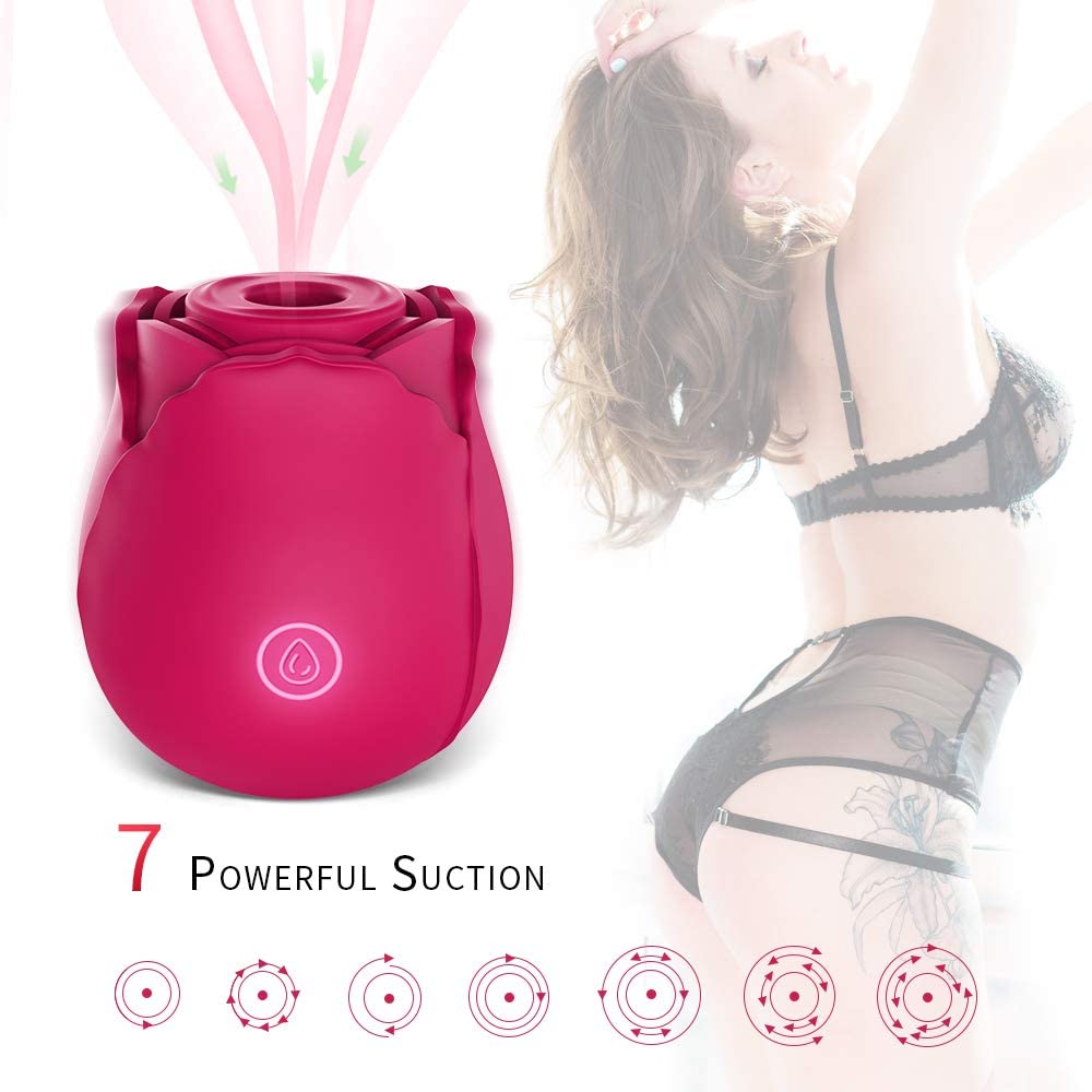 Oral Sex Sucking Vibrator with 7 Frequency Nipple Clit Stimulator Rechargeable Waterproof Female Masturbation Sex Toys for Women - Image 5