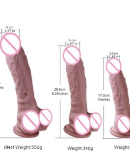 Realistic Penis Odorless Dildos Flexible Penis Strong Suction Cup Dick Safe and Health FDA Mark Sex Toy for Women