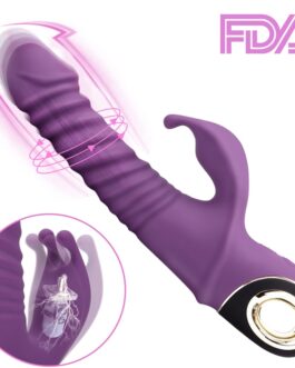 Sex Toy for Women with 7 Thrusting & Rotating Actions for G Spot Clitoral Anal Stimulation, Realistic Vibrating Dildo Vibrator