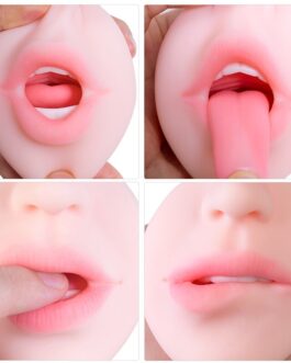 Suck Men Oral Sex with Realistic Vagina Masturbator Silicone Pussy Double Stimulate Vibrator Sex Toys for Men