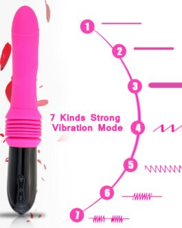 Thrusting Dildo Vibrator Automatic G spot Vibrator with Suction Cup Sex Toy for Women Hand-Free Sex Fun Anal Vibrator for Orgasm